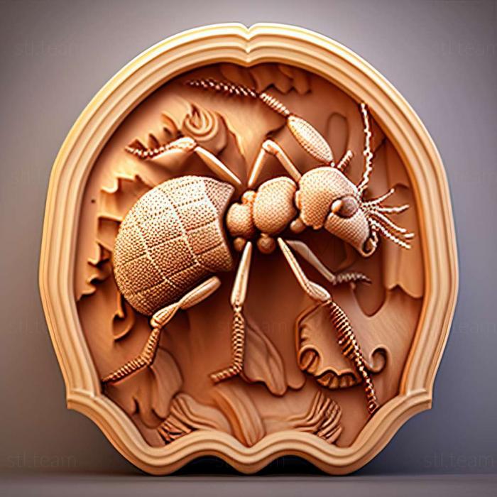 3D модель Pheidole cyrtostela (STL)